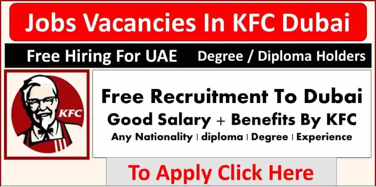 kfc careers dubai jobs